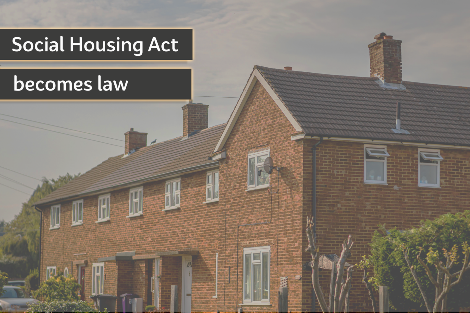 Social Housing Regulation Act Becomes Law - Settle