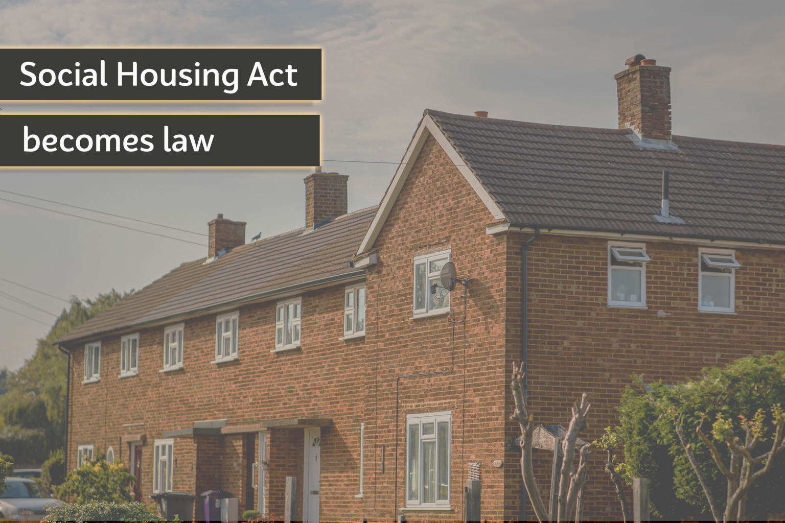 Social Housing Regulation Act becomes law - Settle